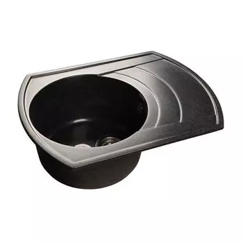 Мойка кухонная GranFest Rondo GF-R750L черный