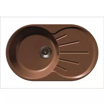 Мойка кухонная GranFest Rondo GF-R750L терракот