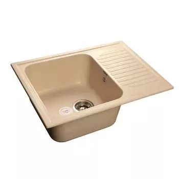 Мойка кухонная GranFest Standart GF-S645L бежевый