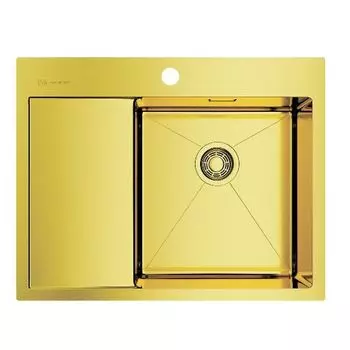 Мойка кухонная Omoikiri Akisame 65-LG-R (4973084) светлое золото