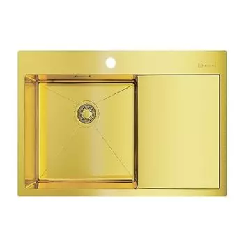 Мойка кухонная Omoikiri Akisame 78-LG-L (4973085) светлое золото