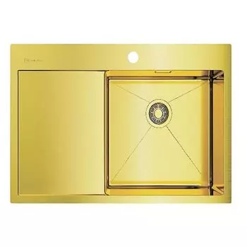 Мойка кухонная Omoikiri Akisame 78-LG-R (4973086) светлое золото