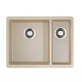 Мойка кухонная Omoikiri Kata 55-2-U-SA (4993421) бежевый
