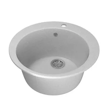 Мойкa ML-GM13 круглая, серая (310), 495мм