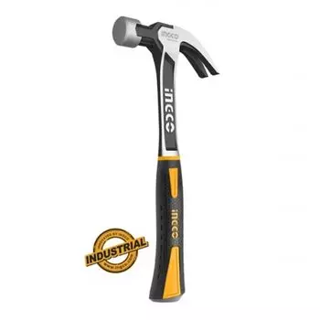 Молоток-гвоздодер INGCO INDUSTRIAL HCH8816, 450 гр