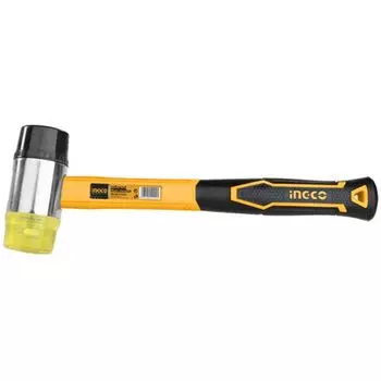 Молоток рихтовочный фиберглассовая рукоятка INGCO, 40 мм