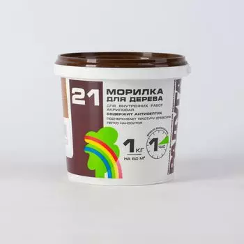 Морилка акриловая Радуга 21 Сосна, 1кг