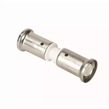 МП-Пресс Муфта Henco соединительная 32х32 белая PVDF