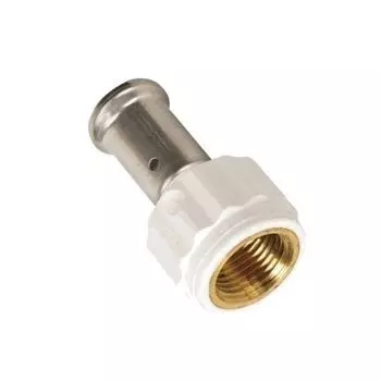 МП-Пресс Муфта Henco ВР 20х1/2" белая PVDF