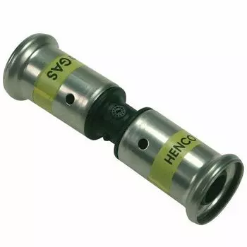 МП-Пресс Муфта соедин. 26х26 PVDF HENCO