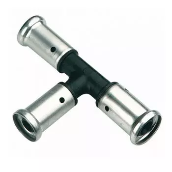 МП-Пресс тройник переход. 32x20x32 ПВДФ HENCO