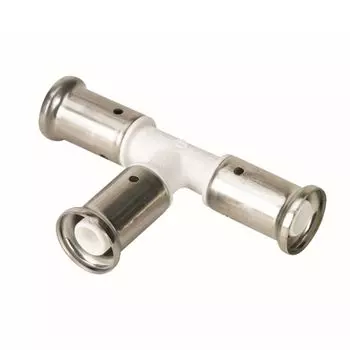 МП-Пресс Тройник Henco 32x32x32 белый ПВДФ