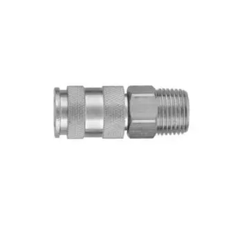 Муфта БРС европейского типа с наружней резьбовой частью BSPT 3/8" GM-03AM