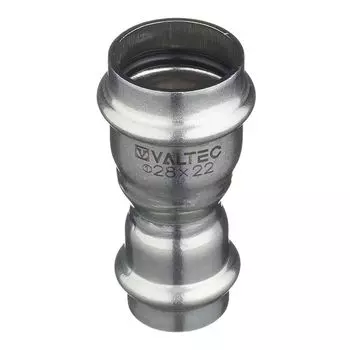 Муфта из нержавеющей стали Ø28х22 VALTEC