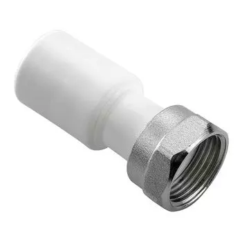 Муфта полипропиленовая (переходник) с накидной гайкой 32х1" ВР РВК