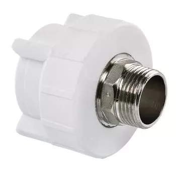 Муфта полипропиленовая комбинированная 63х2" НР TEBO