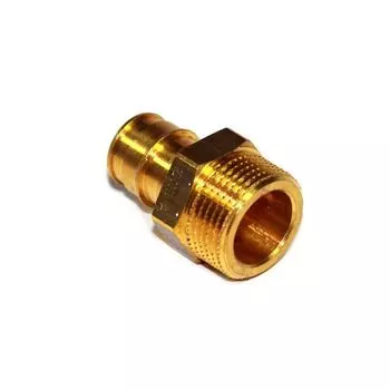 Муфта редукционная латунная Quick and Easy НР 16х1/2" (уп. 100шт) UPONOR 1023003