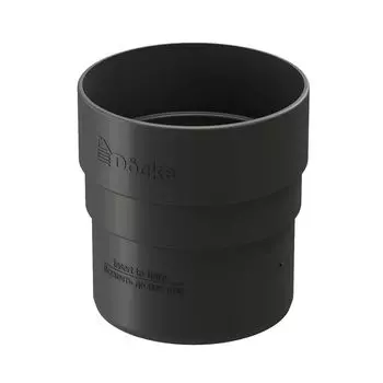 Муфта трубы соединительная 80мм Döcke серый