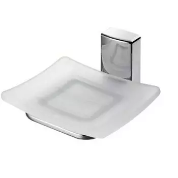 Мыльница стеклянная WasserKraft Leine К-5029