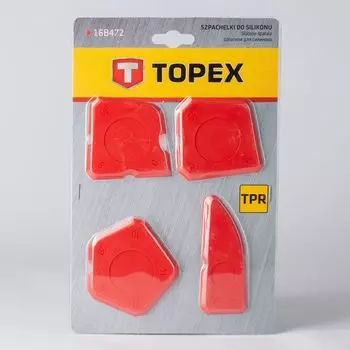 Набор шпателей для герметика и затирки, 4 шт