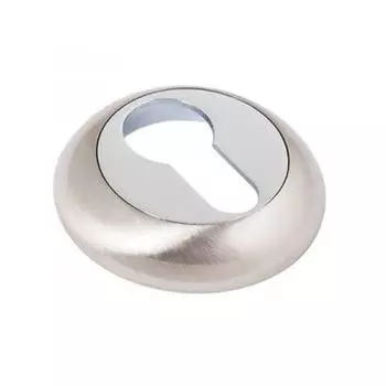 Накладка круглая ФЗ под цилиндр матовый никель