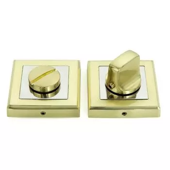 Накладка квадратная ФЗ завертка золото