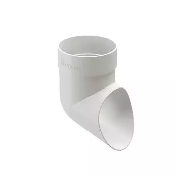 Наконечник трубы Docke Standard, Белый, 80 мм