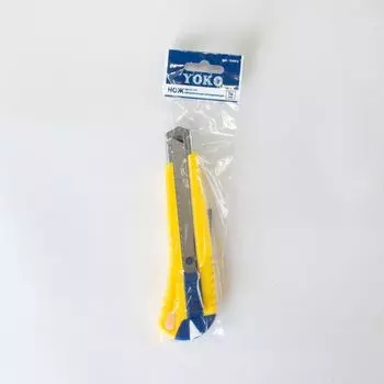 Нож с металлической направляющей Yoko, автостоп, 18 мм