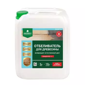 Отбеливатель для древесины Prosept 50 Концентрат 1:1, 5л