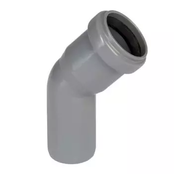 Отвод канализационный 40 45° TEBO