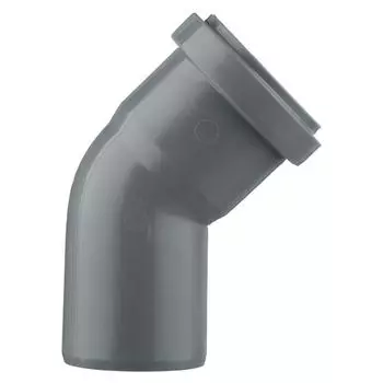 Отвод канализационный 50х45гр Tebo