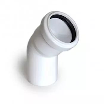 Отвод канализационный 50х87гр малошумный РТП Elite