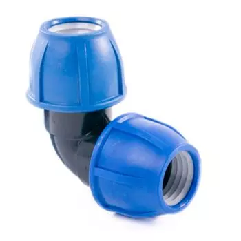 Отвод компрессионный соединительный 90° 32 РТП