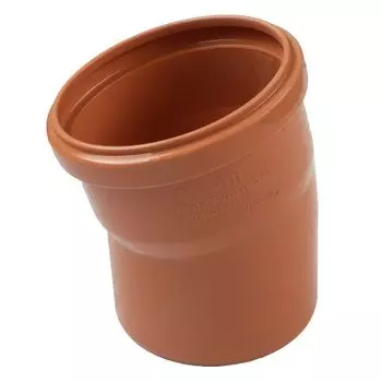 Отвод наружный канализационный 110 15°