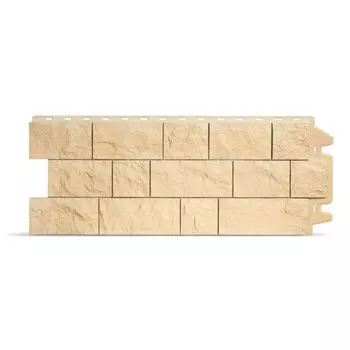 Панель фасадная Docke Fels слоновая кость 1060х425мм