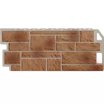 Панель фасадная FineBer Камень терракотовый 1137х470мм