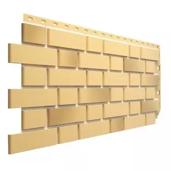 Панель фасадная Flemish желтый жженый 1095х420 мм (0,46м2) Дёке