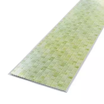 Панель стеновая ПВХ П-25 Изумрудная смальта 250х2700 мм