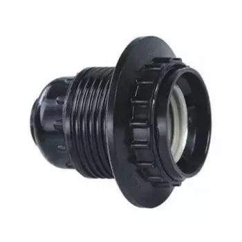 Патрон карболитовый с прижимным кольцом Е27