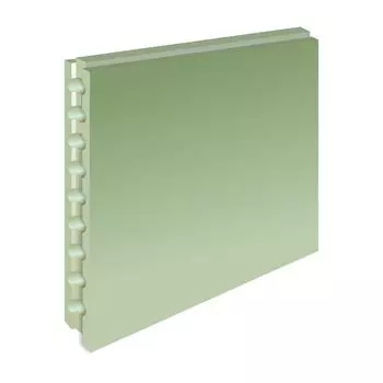 Пазогребневая плита Волма влагостойкая 667х500х80 мм, пустотелая