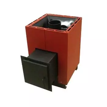 Печь банная Анютка терракота (до 10м3)