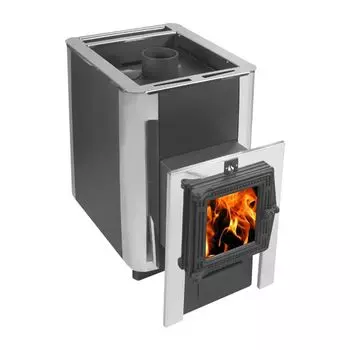 Печь банная Конвектика ДоброПар 14 Плазма Carbon, антрацит, закр.каменка