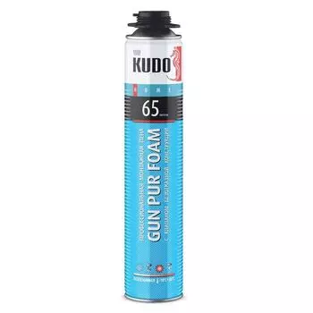 Пена монтажная KUDO Home 65, профессиональная, всесезонная, 1000 мл