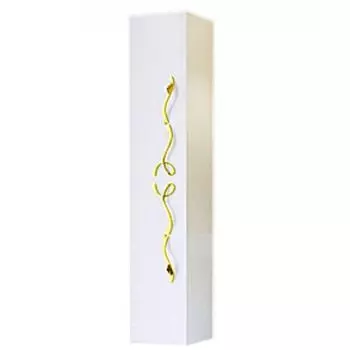 Пенал Clarberg Due amanti Белый (Due.05.25/W/GL)