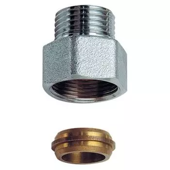 Переходник хромированный с резьбой FC 8865 30G12