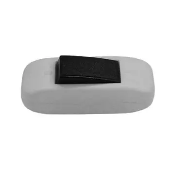 Переключатель на шнур белый