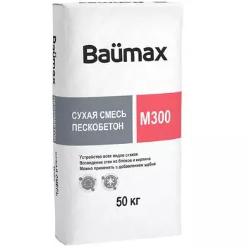 Пескобетон Baumax М-300, 50 кг