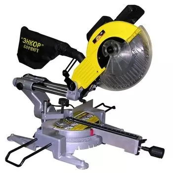 Пила торцовочная с протяжкой 255/1800Вт ЭНКОР Корвет-4М