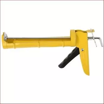 Пистолет для герметика полукорпусной, гладкий шток, 310мл