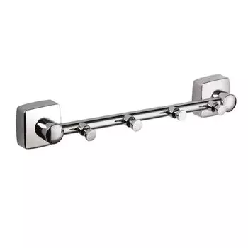 Планка с 4 крючками Fixsen Kvadro FX-61305-4